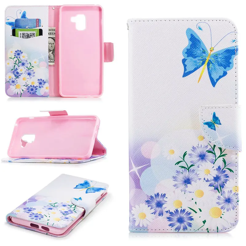 Противоударный чехол для Coque samsung Galaxy A8 плюс чехол для принципиально samsung A7 чехол Флип Для samsung A3 A5 A310