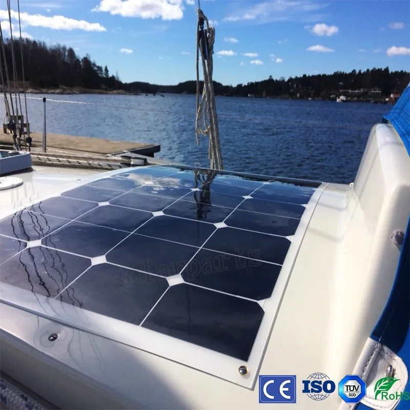Solarparts 1x30 Вт Гибкие Фотоэлектрические Солнечные Панели зарядное устройство