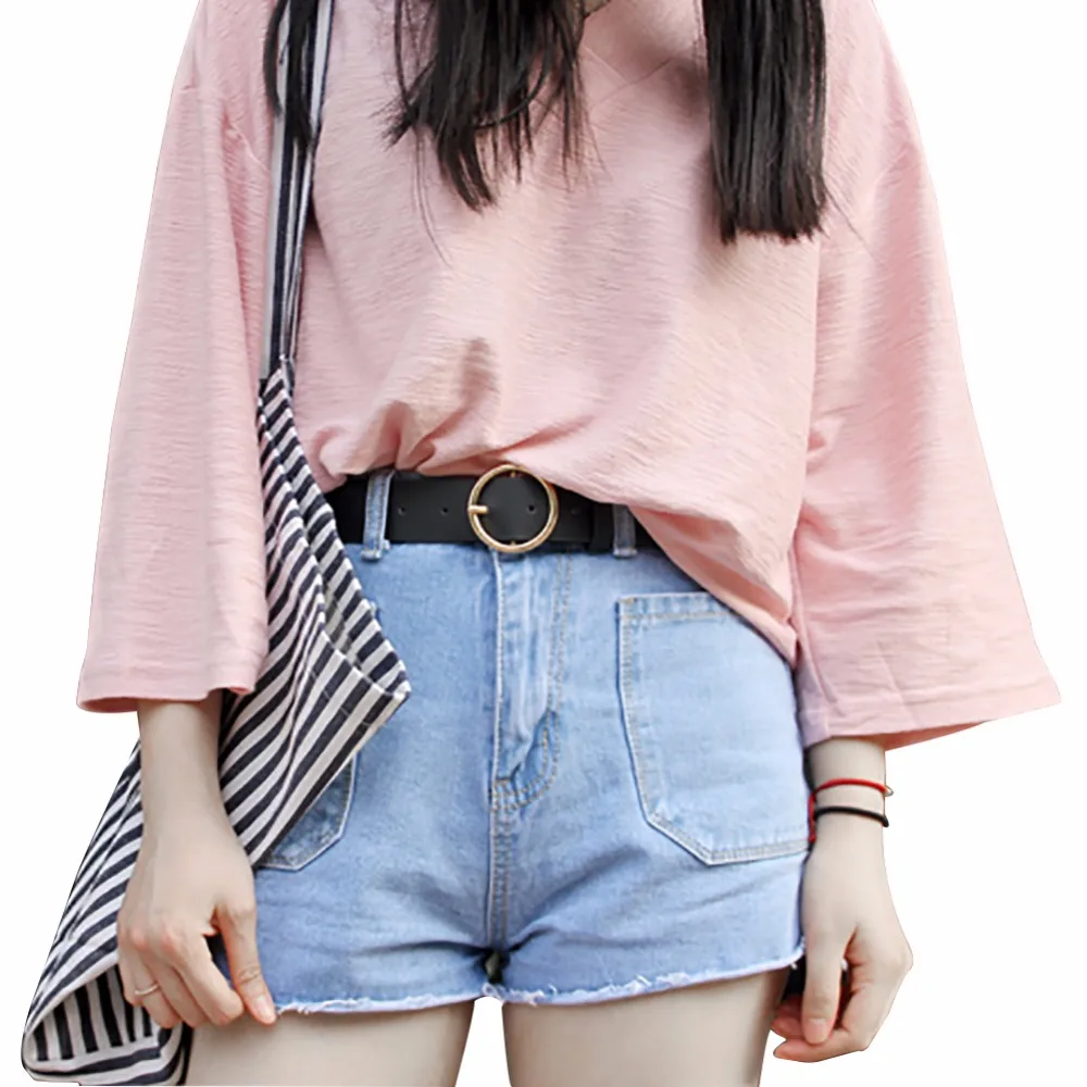 2017 унисекс круглые металлические ремни с кольцом ГОРЯЧИЙ дизайнерский бренд