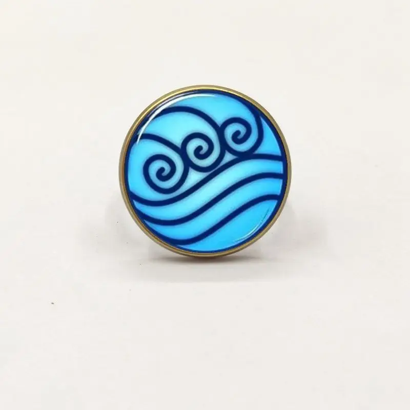 Бренд Аватар последнее кольцо Airbender Легенда О Корре вода племя стекло ювелирные