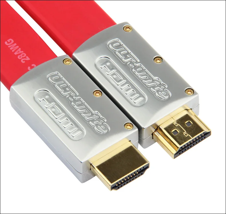 Плоский длинный кабель HDMI 2 0 инженерный Папа папа 25 м 30 40 50 4 к * сертифицированный