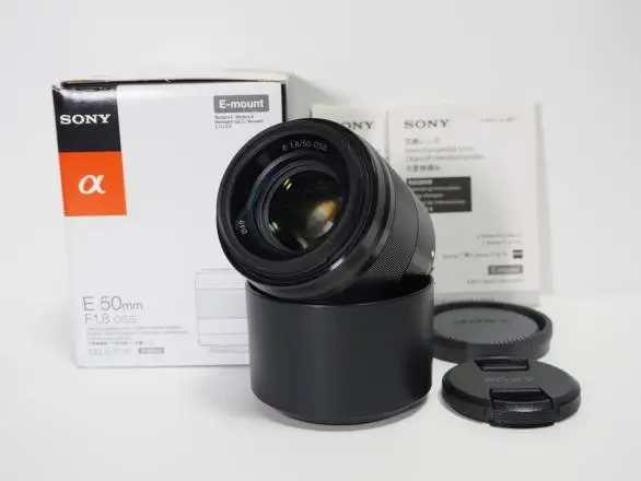 SONY E Mount 50 мм F1.8 OSS Black Lens SEL50F18
