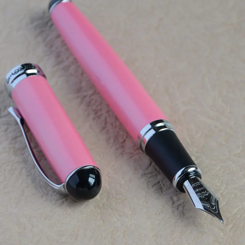 JINHAO X750 Исполнительный розовый перьевая ручка 0 7 мм Средний наконечник