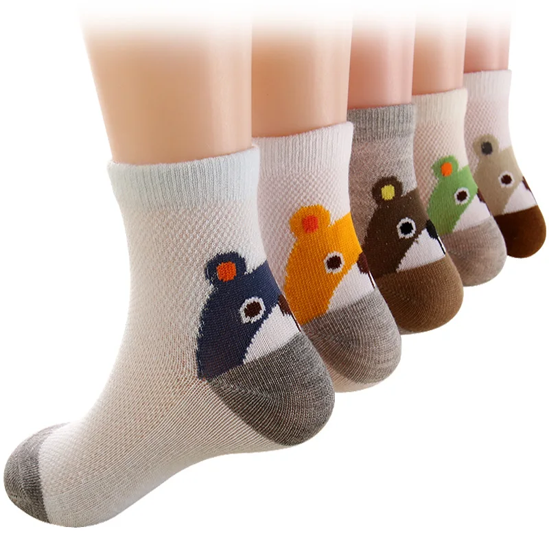 Летние дышащие сетчатые носки для мальчиков 5 парт/лот|Носки| |