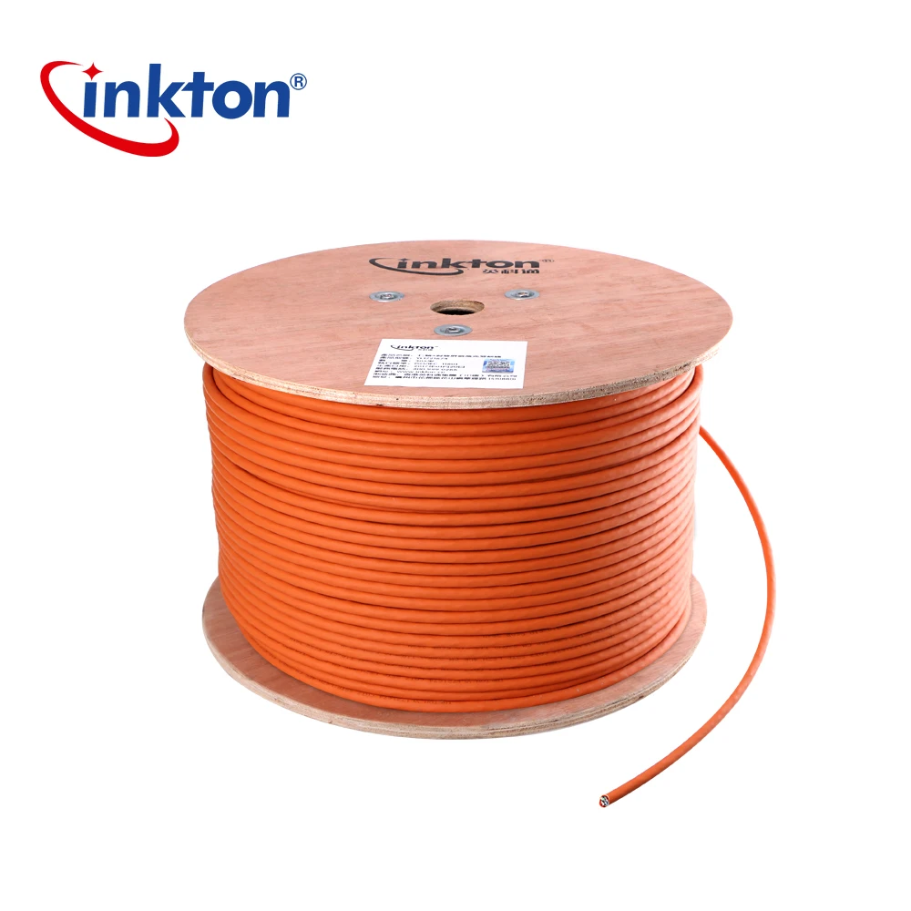 Inkton Cat7 двойной Экранирование кабель Ethernet 10 Gigabit 750 мГц высокое Скорость витая пара