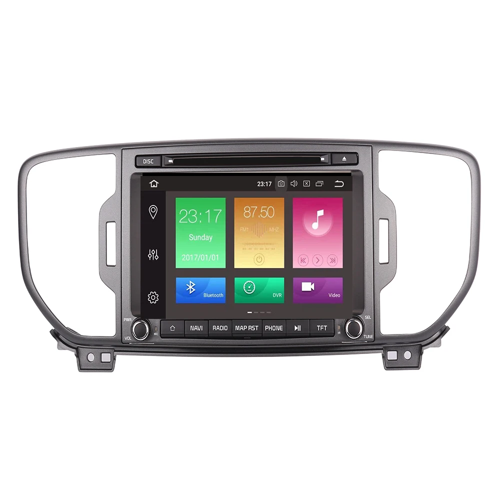 Android 10 автомобильный dvd для KIA sportage 2016 2017 2018 с автомобильным радио стерео