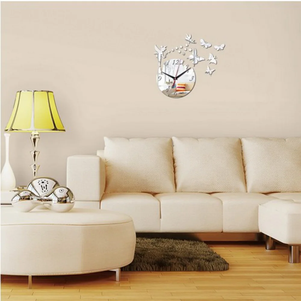 Настенные часы современные дизайнерские для домашнего декора акриловые