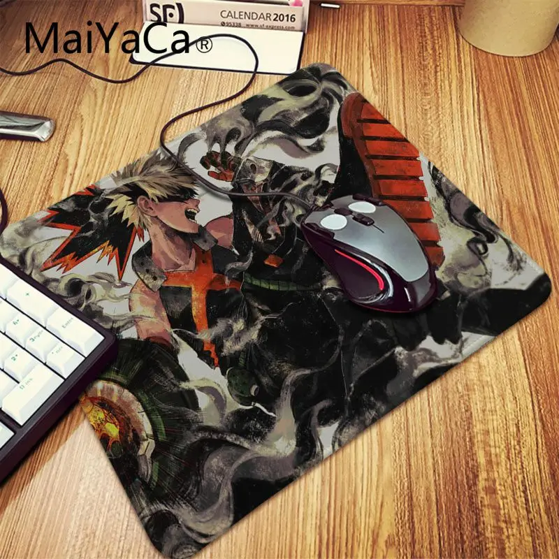 Maiyaca My Hero academic Bakugou Katsuki офисные мыши XL геймер мягкий коврик для ноутбука ПК