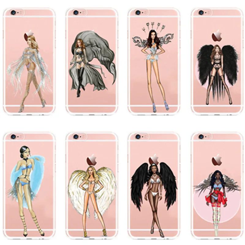 Одежда Бикини Топ сексуальная модель девушка чехол для iphone X 8Plus 7 7Plus 6S 6Plus 5S SE
