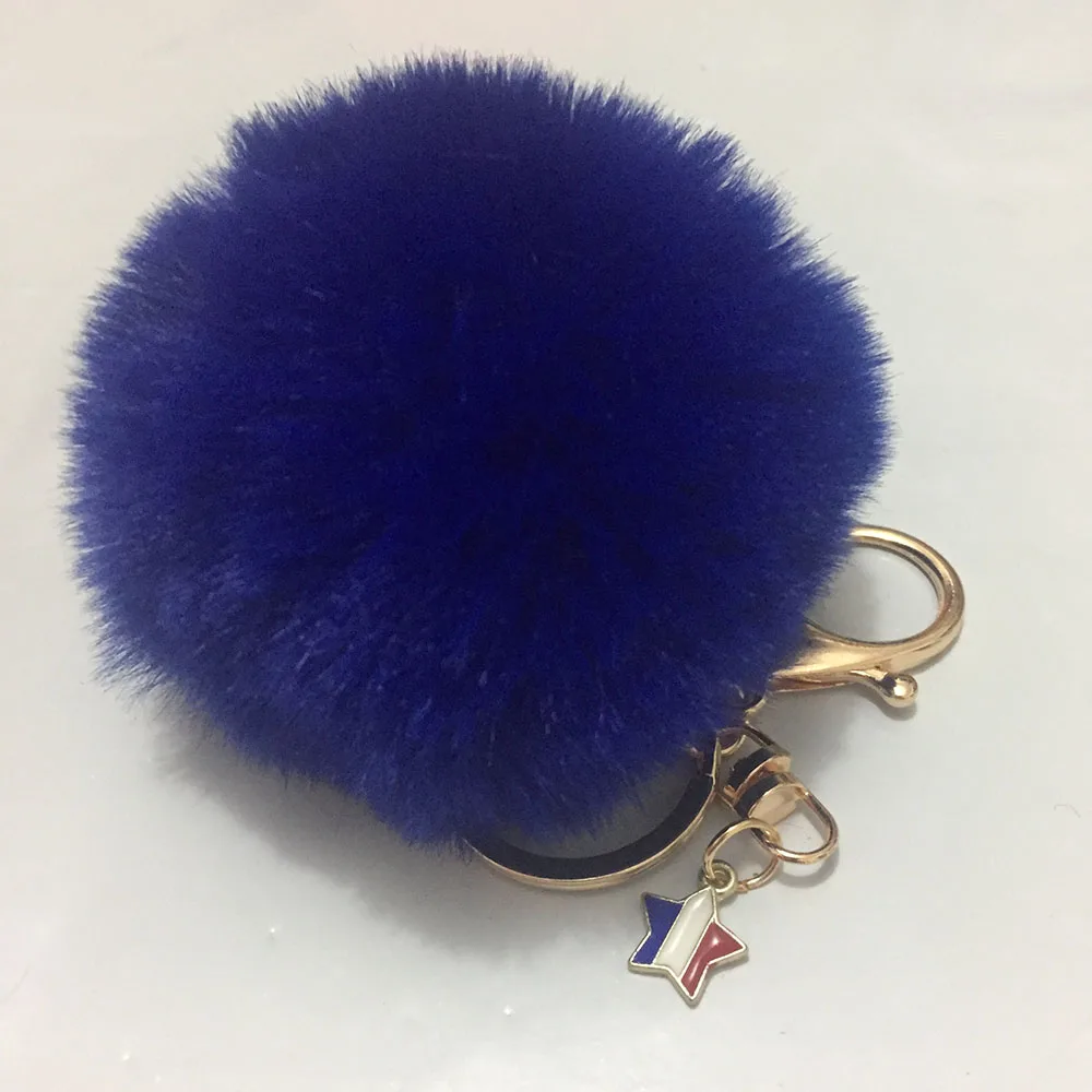 8 см шарики из искусственного меха Золотая Пряжка маленькая пятиконечная звезда