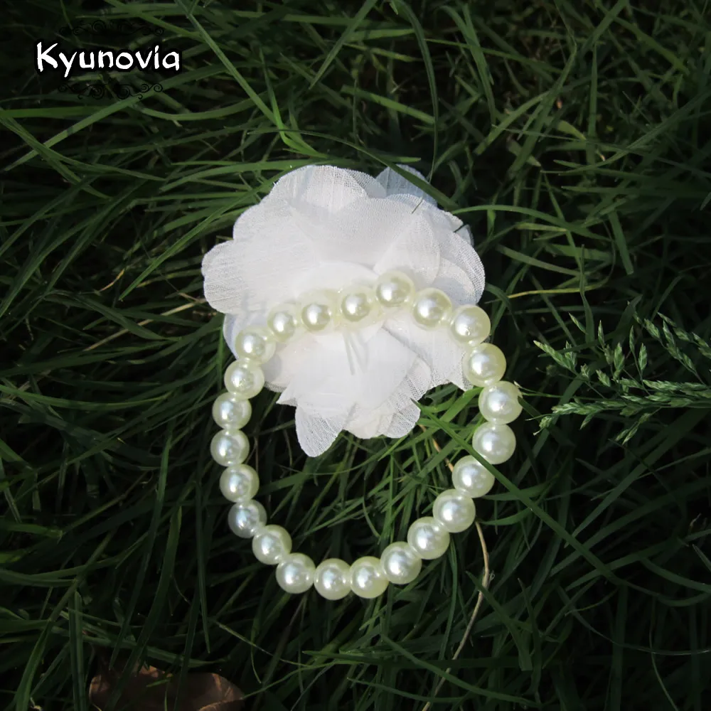 Ручной корсаж для подружки невесты Kyunovia свадебные цветы украшение танцевальной