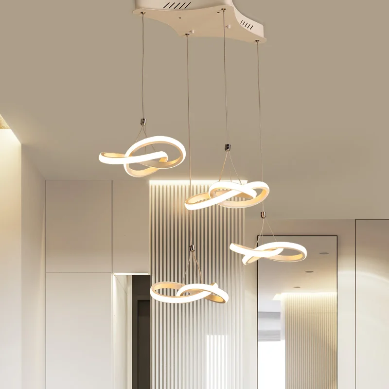 

Современная светодиодная люстра, акриловая лампа для столовой, гостиной, lampadario, Lustre Lighting AC85-265V