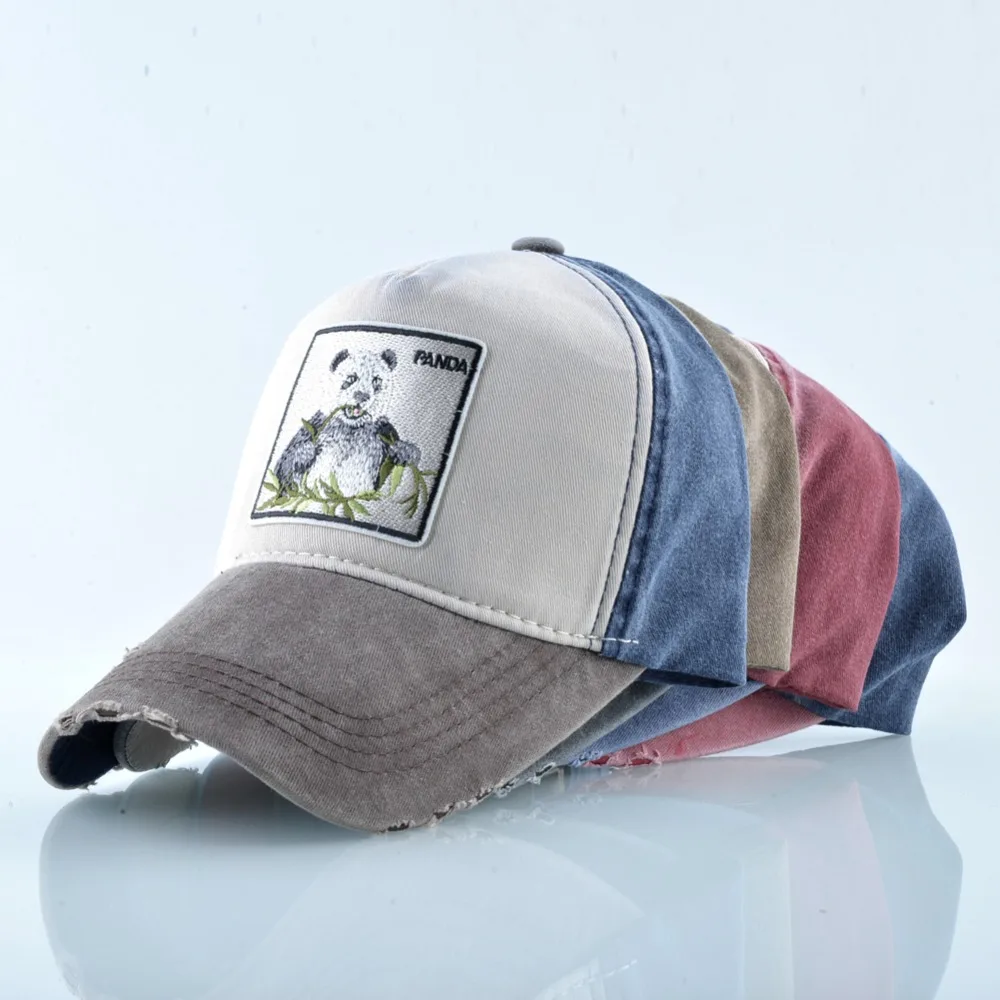 TQMSMY Drop shipping Washed denim Cotton Cap Baseball Snapback Hat Men Summer Hip Hop Fitted Hats For Women Bone | Аксессуары для