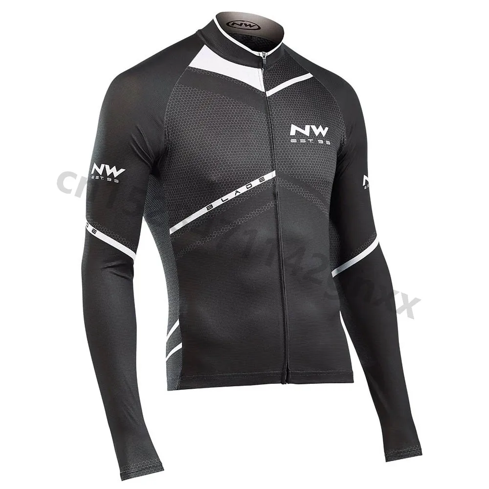 NW Новинка Весна длинный рукав Велоспорт Джерси Мужская Майо Ropa Ciclismo MTB велосипедная одежда велосипедная форма триатлон, Велоспорт Набор - Цвет: 12