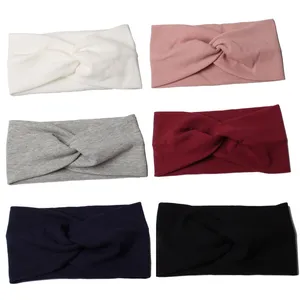 Женская цветная регулируемая повязка на голову, эластичная повязка для волос, модная эластичная повязка на голову, спортивная повязка на голову, аксессуары для волос