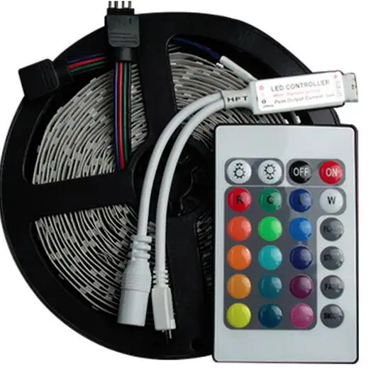 

RGB LED Strip Light 3528 SMD2835 Flexible LED Strip Waterproof or Not Tape Diode Ribbon RGB DC12V Stripes Kti Controller