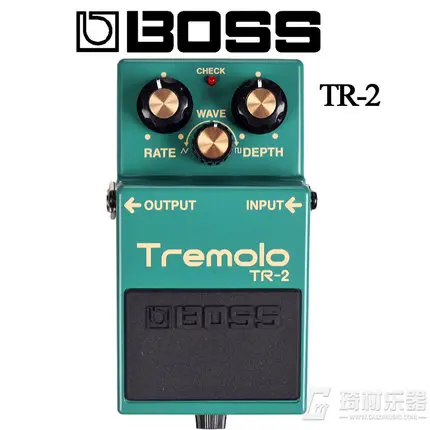 Boss Audio TR 2 Vintage Tremolo педаль с контролем скорости глубины и волны бесплатным