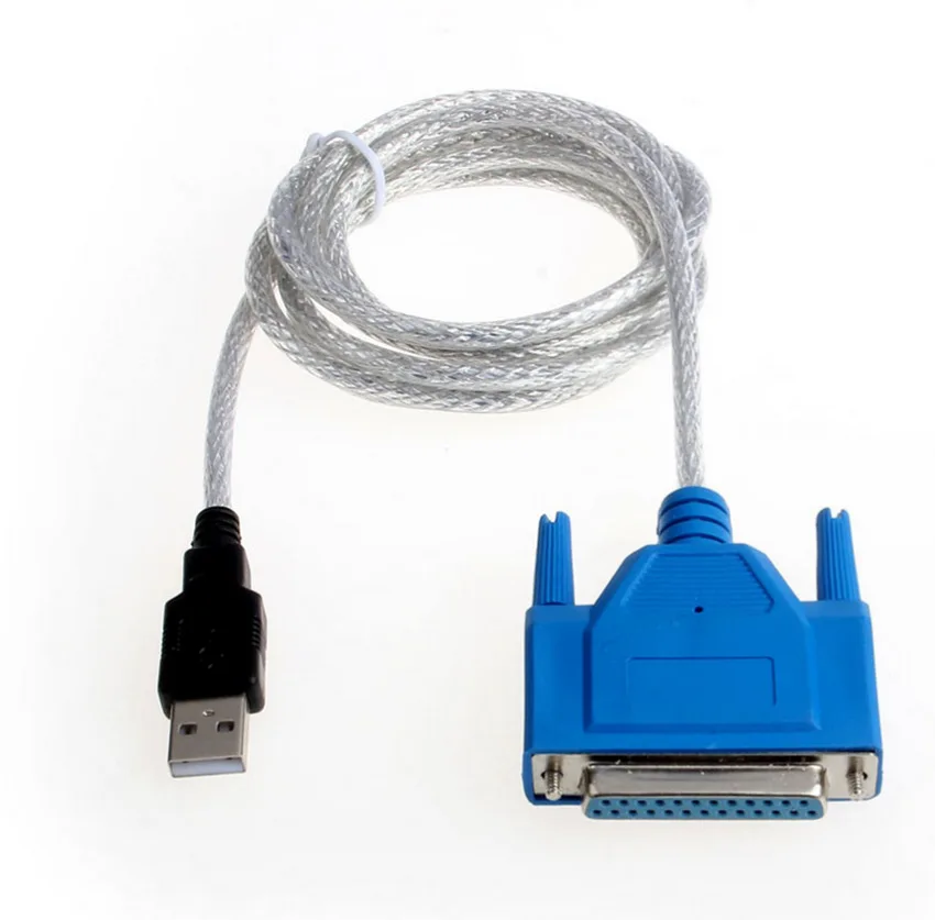 Кабель адаптер для принтера с параллельным портом USB 2 0 1 папа на 25 Pin DB25 мама LPT