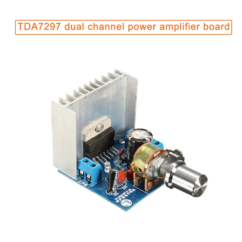 

Digital Audio Amplifier Module Dual-Channel No Noise AC/DC12V TDA7297
