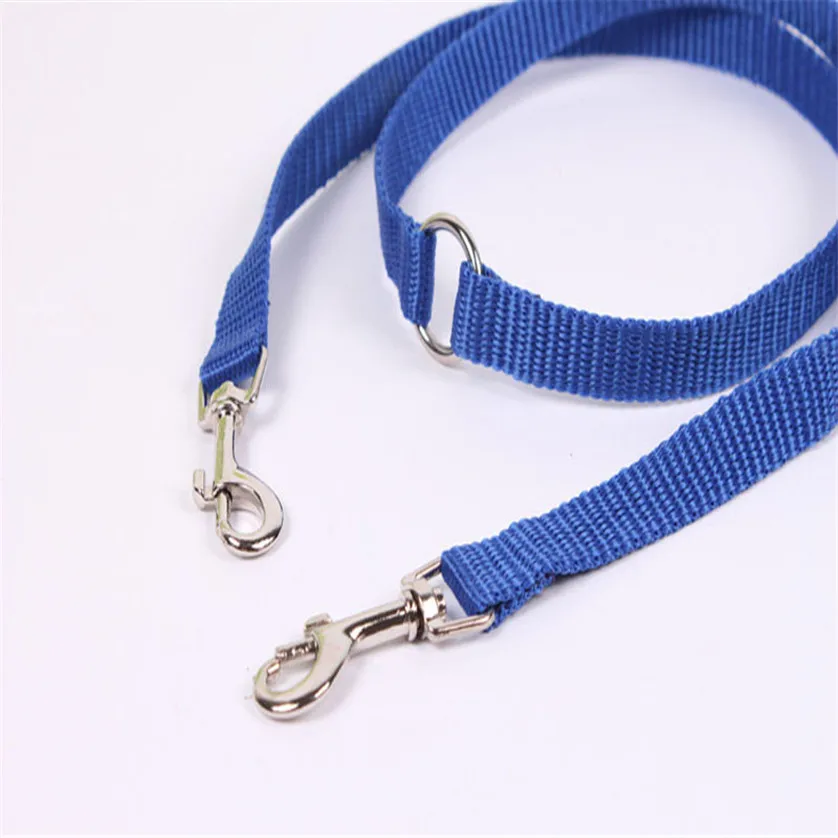 Двойной собачий двойной сильный многоцветный свинцовый поводок для собак