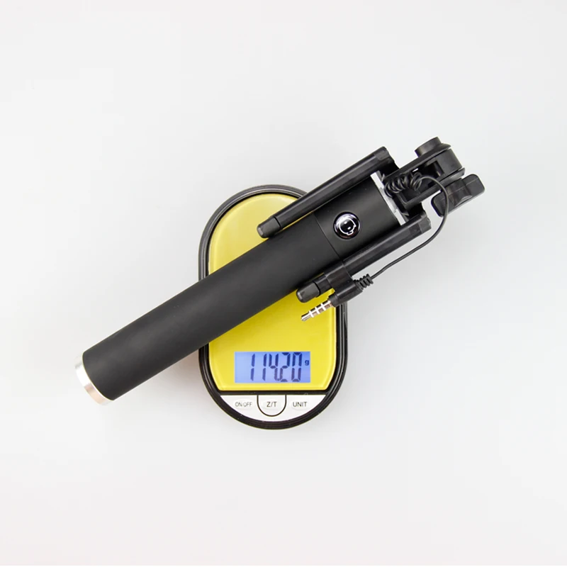 Hanmi Новая модная эгоистичная палка с кабелем алюминиевая для селфи штатив