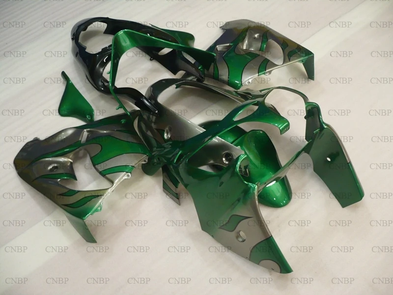 Zx 9r 2000 2001 кузов 00 полный комплект для Kawasaki Zx9r жемчужно Зеленый Серебряный