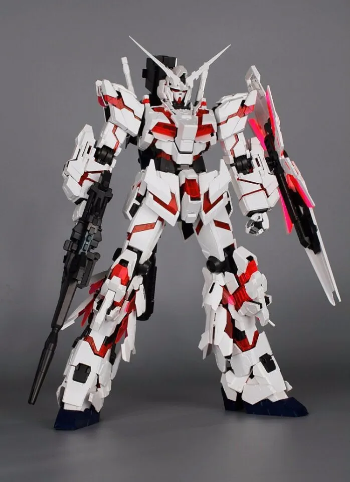 Модель DRAGON MOMOKO Gundam PG 1/60 фотоединорог + светодиодный блок мобильный костюм детские