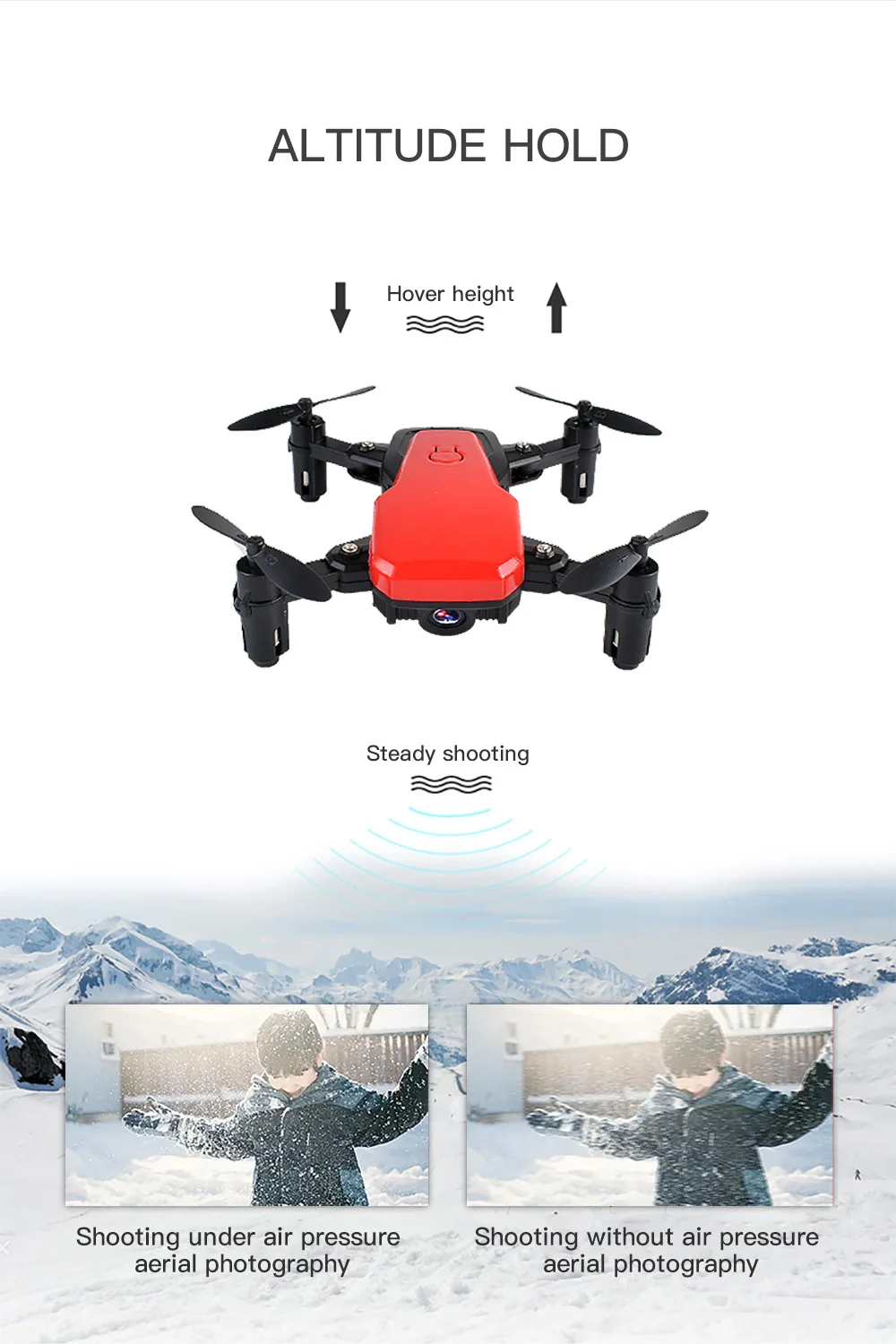 Дрон с дистанционным управлением EBOYU SG800, 720 P/480 P, HD камера, Wi-Fi, FPV, Gesture, фото, видео, удержание высоты, складной, Селфи, Радиоуправляемый квадрокоптер, Дрон RTF