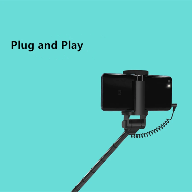 100% селфи палка Xiaomi Bluetooth монопод проводная выдвижная ручная Палка с затвором для