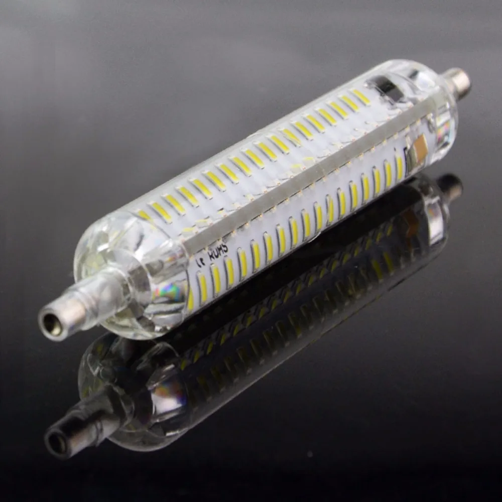 Ампульная Светодиодная лампа R7S 78 мм 118 7 Вт 15 76 152 светодиодов s J78 J118 SMD 4014 диодный