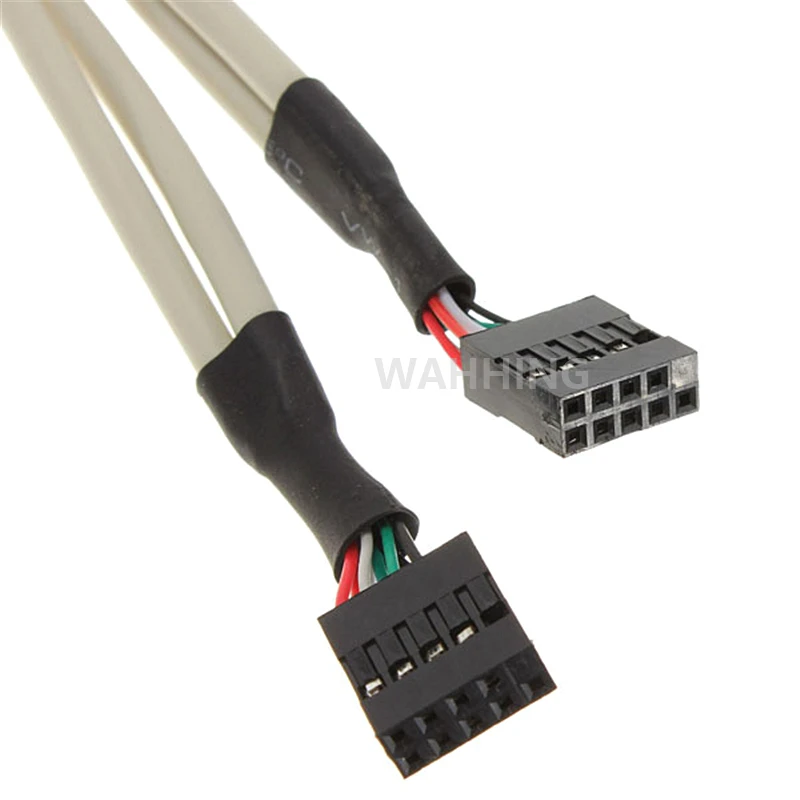 Материнская плата с 4 портами USB 2 0 на 9 Pin кронштейн удлинительного кабеля адаптер