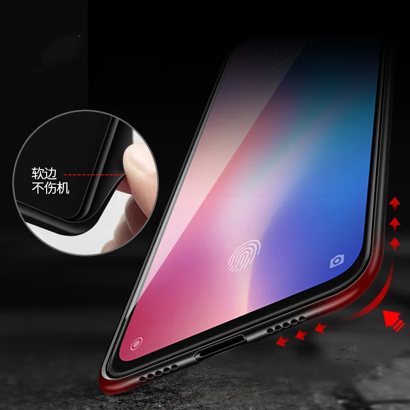 Чехол для Xiaomi Mi 9 SE Mi9 чехол из закаленного стекла Aixuan Оригинальный mi SE|Бамперы| |