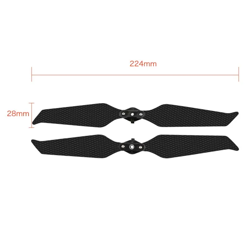 4 шт. углеродное волокно складной быстросъемный 8743 Пропеллер для DJI Mavic 2 Pro Zoom Drone шумоподавление Реквизит лопасти пропеллеры