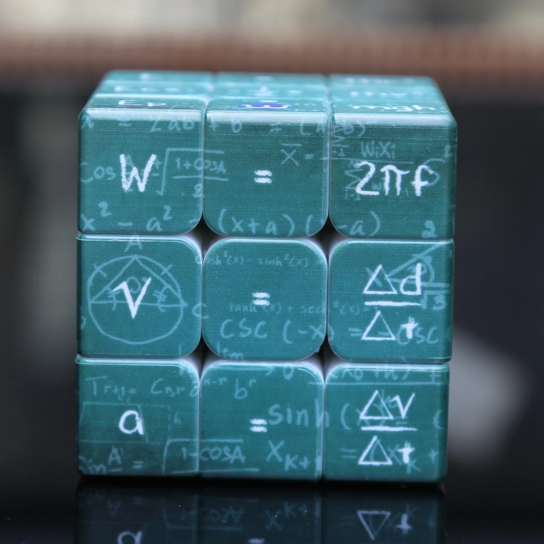 Fangmo UV физический 3x3x3 волшебный куб головоломка игрушка для тренировки мозга-зеленое дно