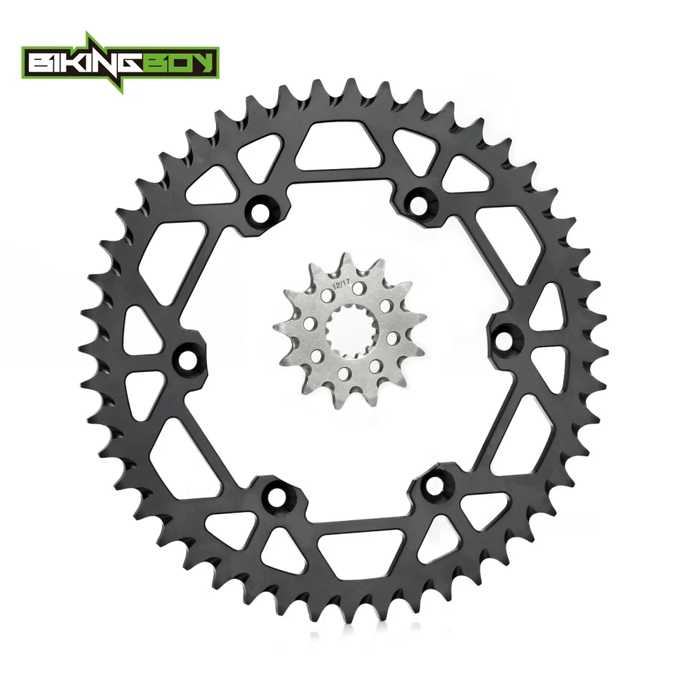 BIKINGBOY передняя 13T Задняя 48 T 52 Звездочка для Kawasaki KX 250 1994 2008 94 95 96 87 98 99 01 02 03 04 05 06 07