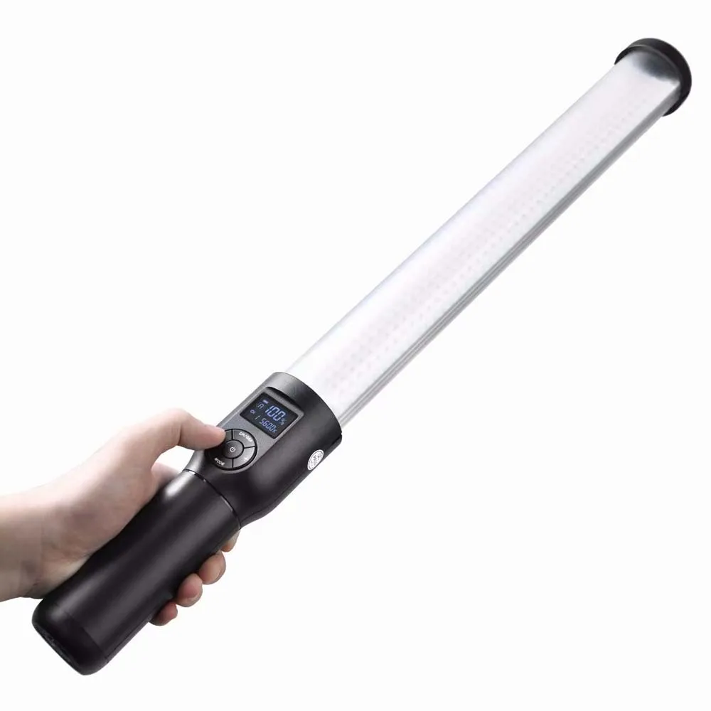 Godox LC500 Handle LED Light Stick 3300K-5600K Adjustable Built-in lithiunm Battery + Remote Control Lighting AC Power Charger |
