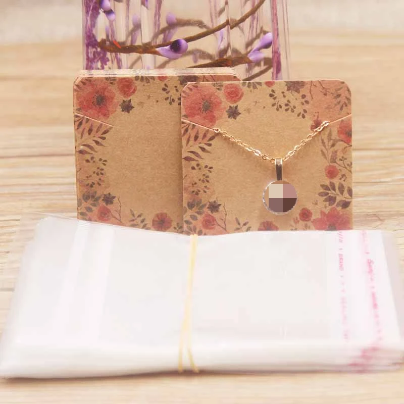 card same as pic 24 Дизайн ювелирных изделий дисплей подвески, ожерелья Пакетная Карта Сердце/цветок/мрамор стиль кулон дисплей card100pc+ 100oppbag - Цвет: card same as pic
