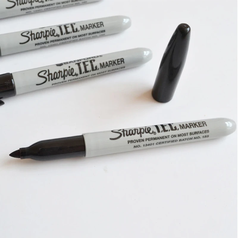 Sharpie TEC Перманентный маркер 13401 тонкий точечный микроэлемент Сертифицированный
