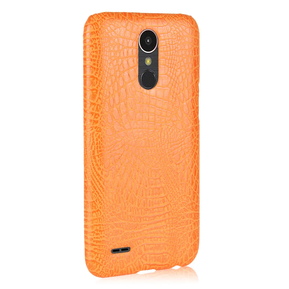 Для LG K10 2017 чехол для телефона роскошный крокодиловый защитный из искусственной