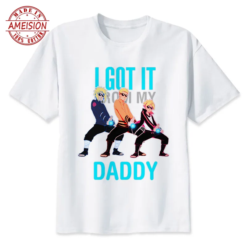 Наруто 2019 модная короткая футболка с принтом забавная мужские топы уличная хип