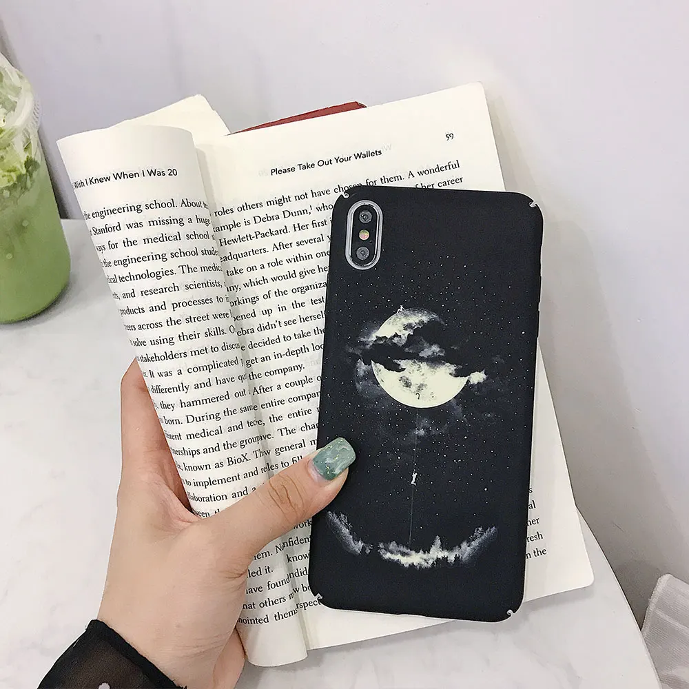 KISSCASE Luminous Case For Xiaomi Redmi Note 7 6 Pro 4X GO 5 Plus Moon Stars Mi 9 8 A2 Lite Play Pocophone F1 Cover Coque |