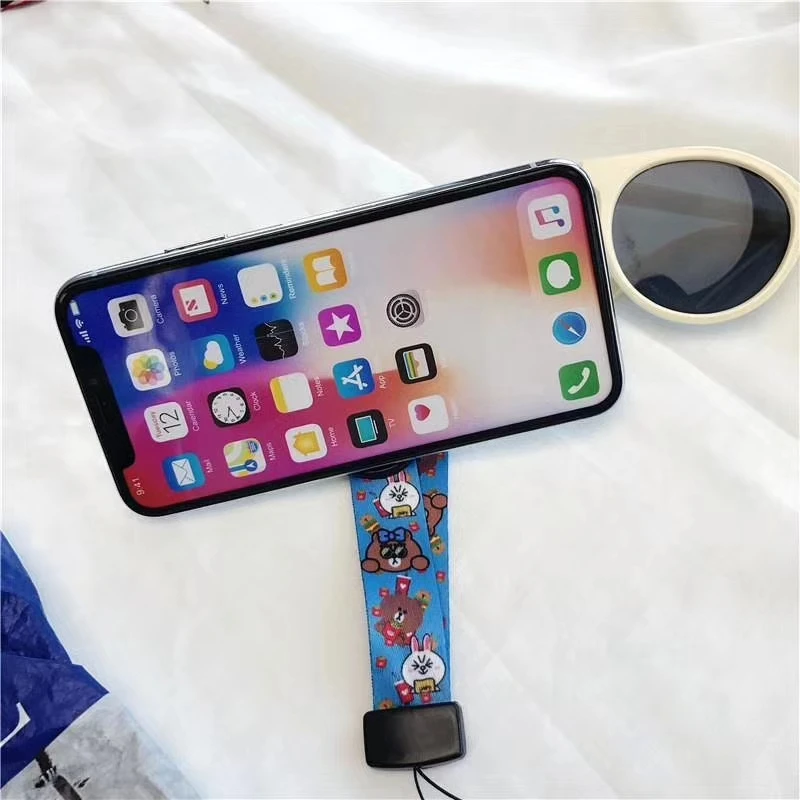 Ремешок для мобильного телефона для samsung Galaxy S6 S7 edge Plus iphone 5 6 Plus 6s 7 ремешок для ключей декорации телефона кронштейн