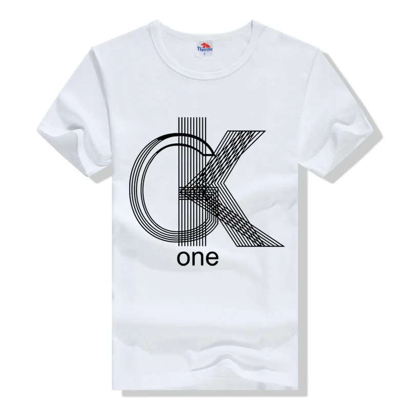 Чистый хлопок мужская футболка с надписью белый Повседневный для шутника тонкий