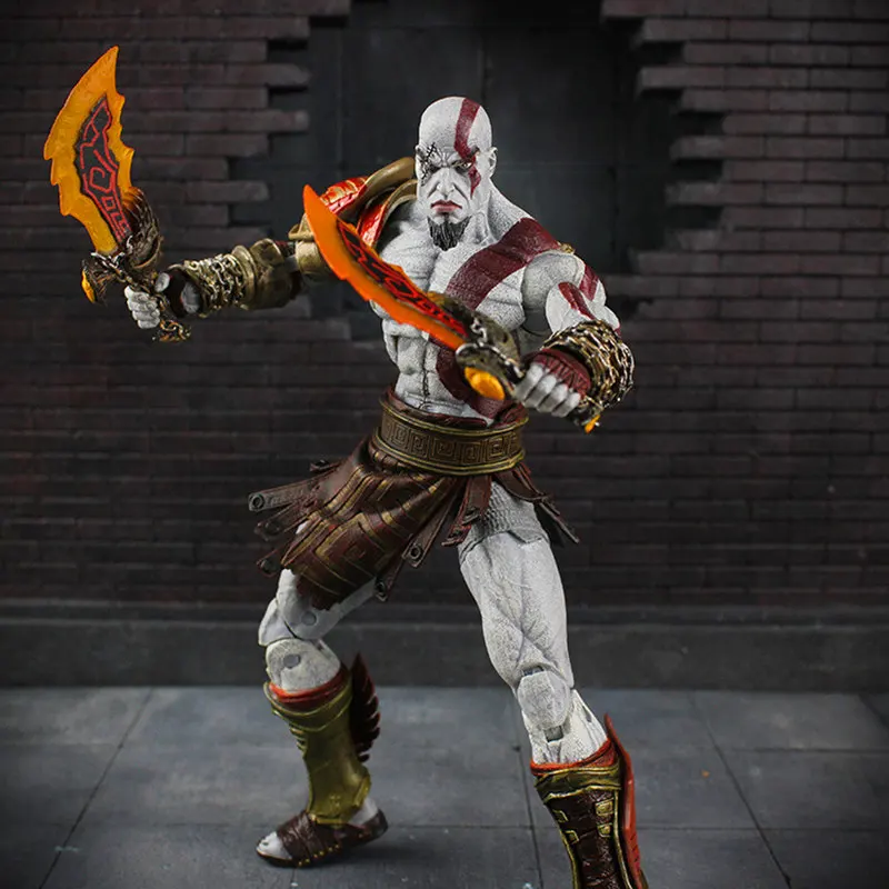 NECA Game God of War III Kratos ПВХ фигурка Коллекционная модель игрушки в коробке 18 см