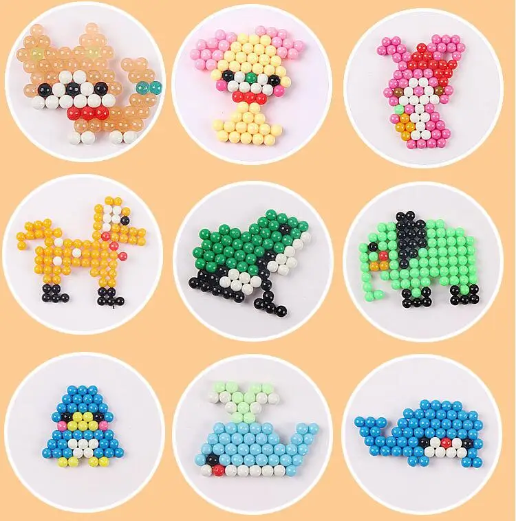 DIY волшебные бусины с водяным распылением игрушки для детей формы животных