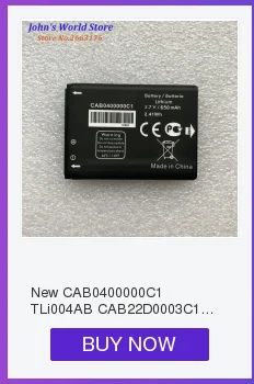 TLI020F7 Батарея для Alcatel PIXI 4 5045D Pop 2 5042D C7 7040 7040D 7041 7041D J720 J720T J726T J726T-so2 аккумулятор 2000 мАч