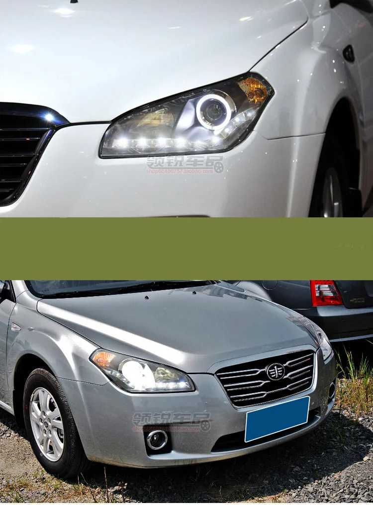 Автомобильный Стайлинг для BESTUNE B50 фары 2009-2012 BESTUNE B50 фары светодиодный DRL Биксеноновые линзы Высокий Низкий луч парковка противотуманные La