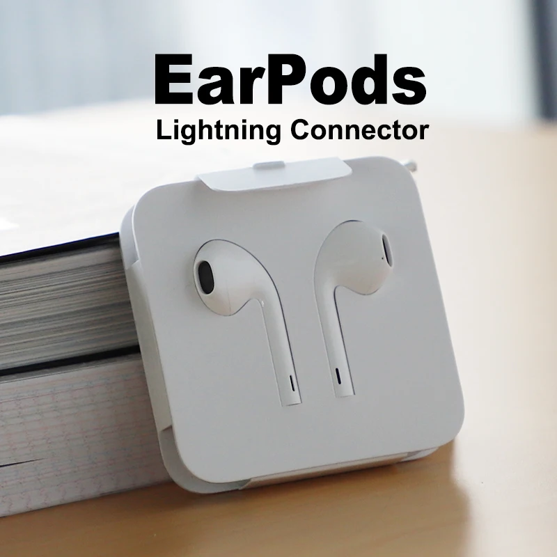 Apple EarPods с штепсельная вилка и микрофон. Оригинальные наушники для iPhone7 | 7s8 8p X iPad