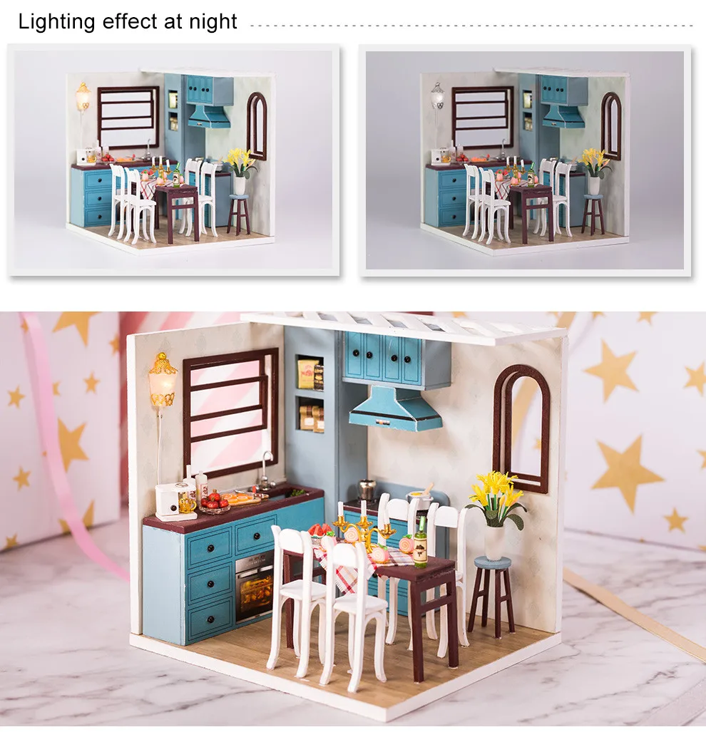 Обучающая игрушка Hello Summer миниатюрный кукольный домик сделай сам со