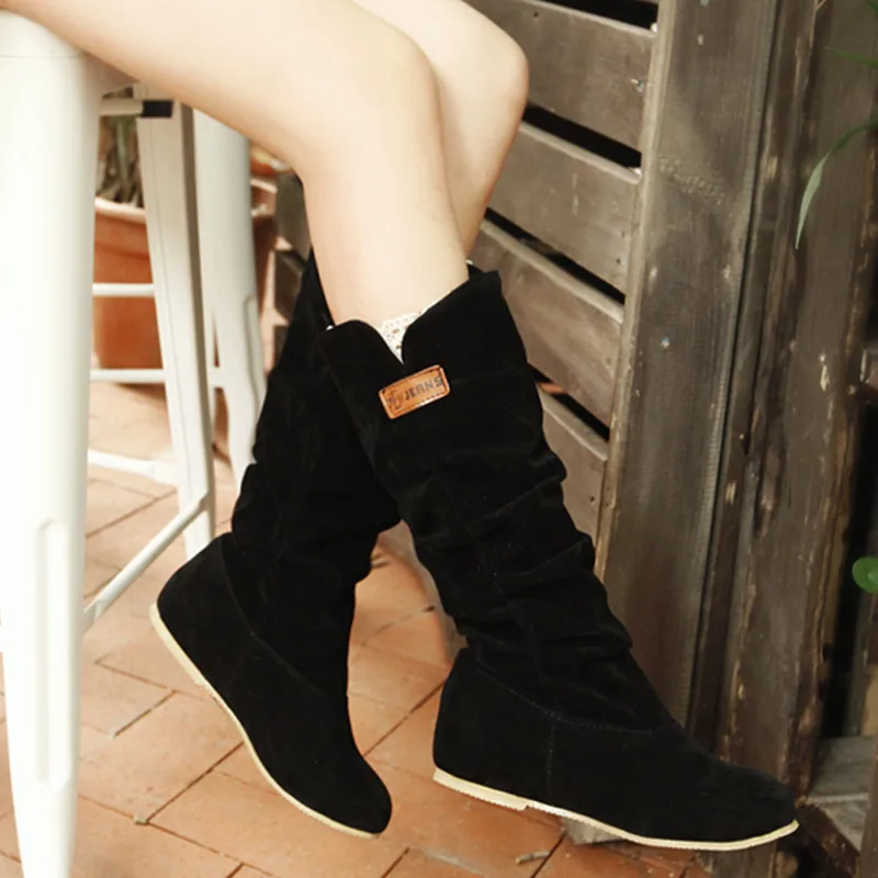 SWYIVY/женские Зимние ботиночки на танкетке Женские Новинка 2019 года зимние ботинки